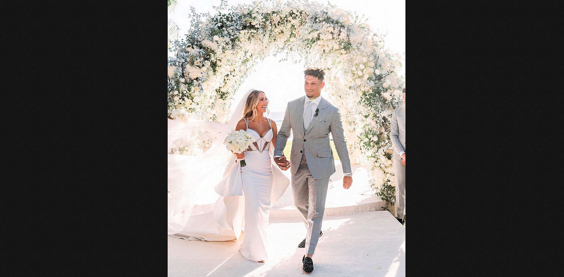 Patrick Mahomes and Brittany Matthews wedding | Instagram