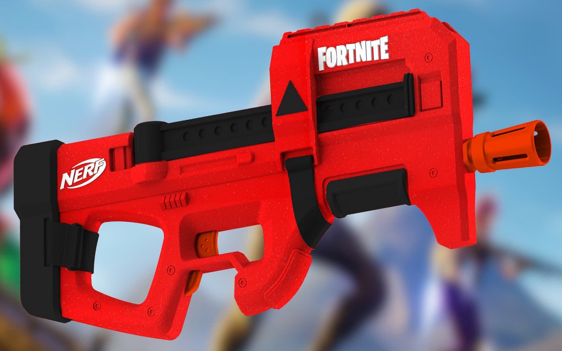 Fortnite has teamed up with Nerf to create a load of different guns (Image via Epic Games/Nerf)