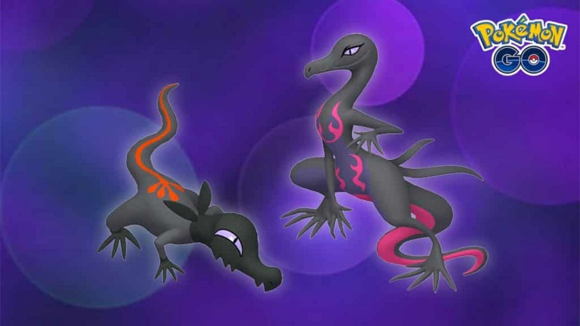 Salandit is a Fire/Poison-type Pokemon native to the Alola region. Its females evolve into Salazzle (Image via Niantic)