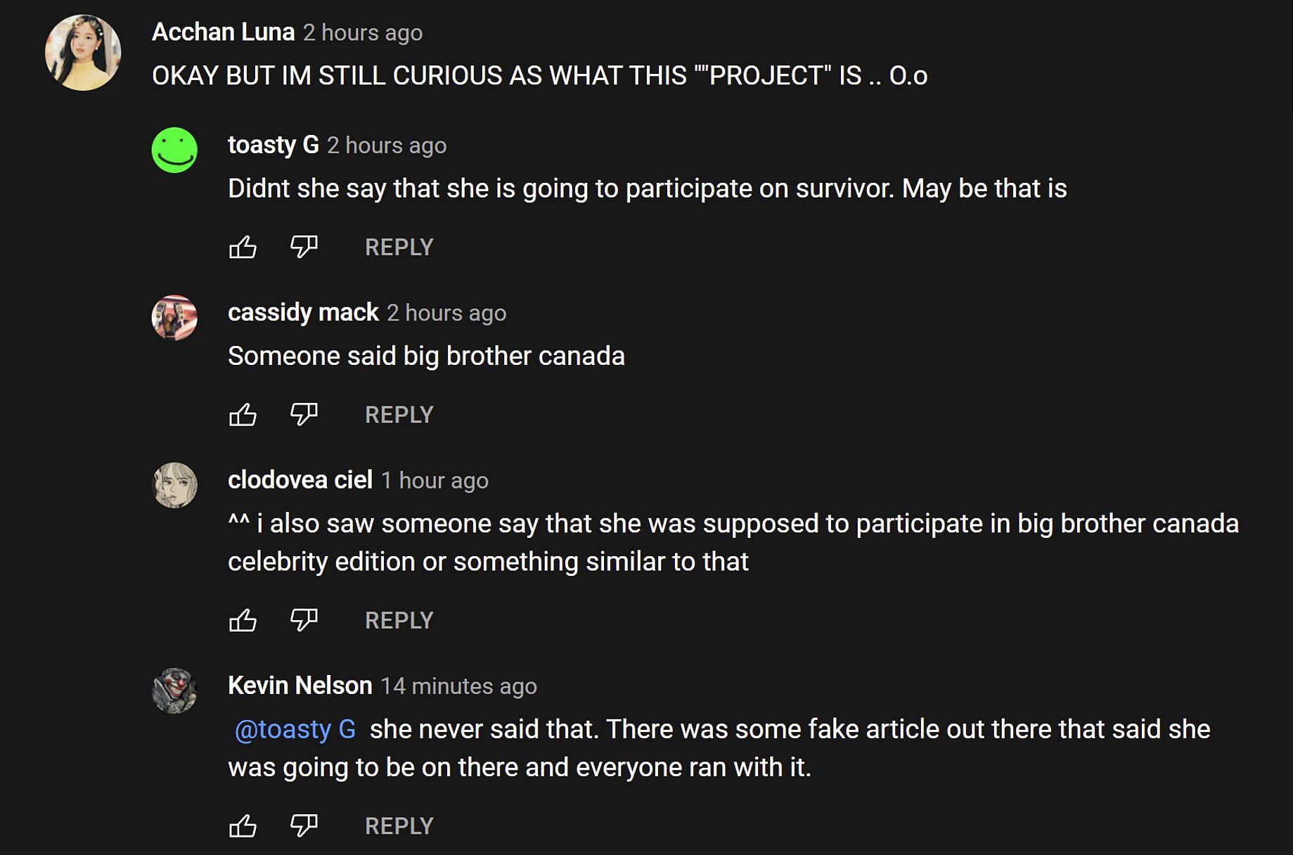 Fans speculating the streamer&#039;s mysterious project (Image via Shrimpkkuno/YouTube)