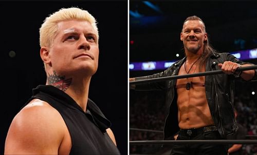 Cody Rhodes (left) and Chris Jericho (right)