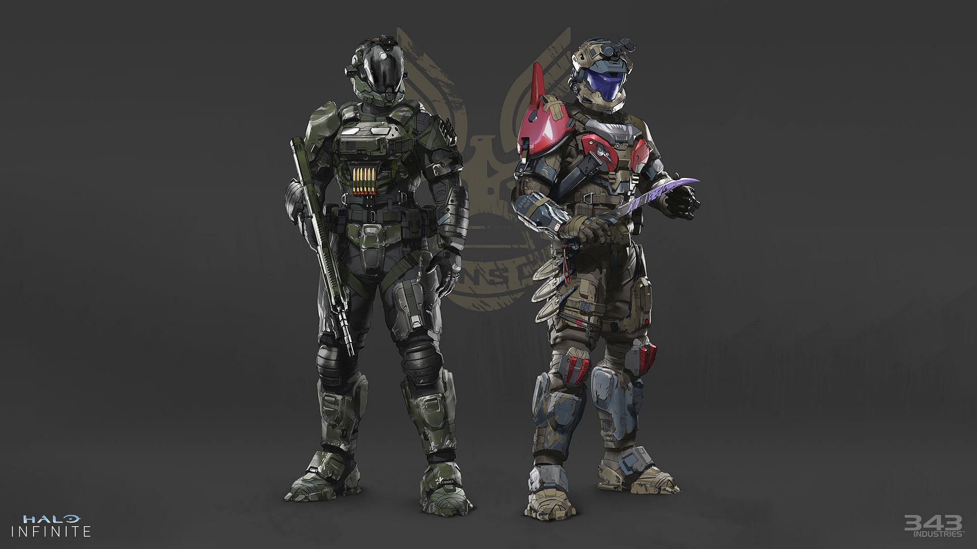 Sigrid Eklund (Left) and Hieu Dinh (Right) are two of the Lone Wolves players can expect to see (Image via 343 Industries)