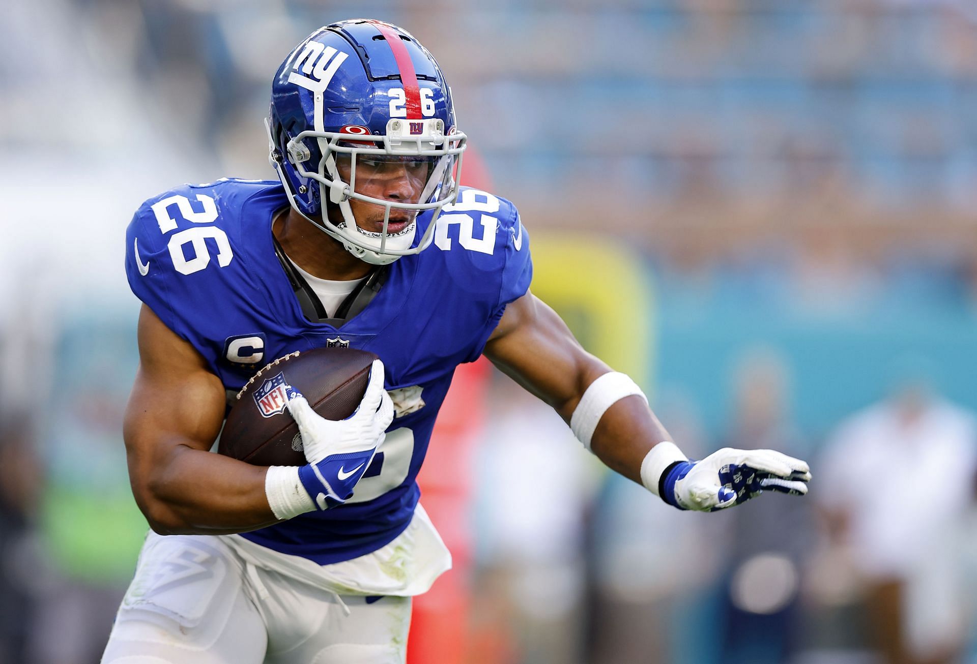 Saquon Barkley&#039;s 2022 NFL performance could dictate the direction of the NY Giants moving forward.