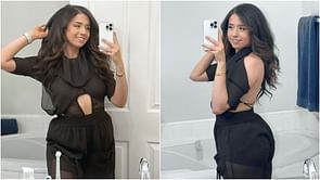 Fans left awestruck as Twitch streamer Pokimane shows off her new all-black outfit