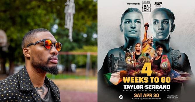 'I have seen her lose twice' - NBA star Damian Lillard on Katie Taylor vs. Amanda Serrano