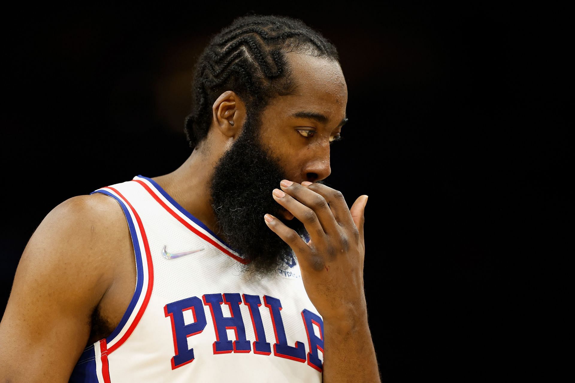 Philadelpia 76ers superstar James Harden is the first player on Stephen A. Smith&#039;s list