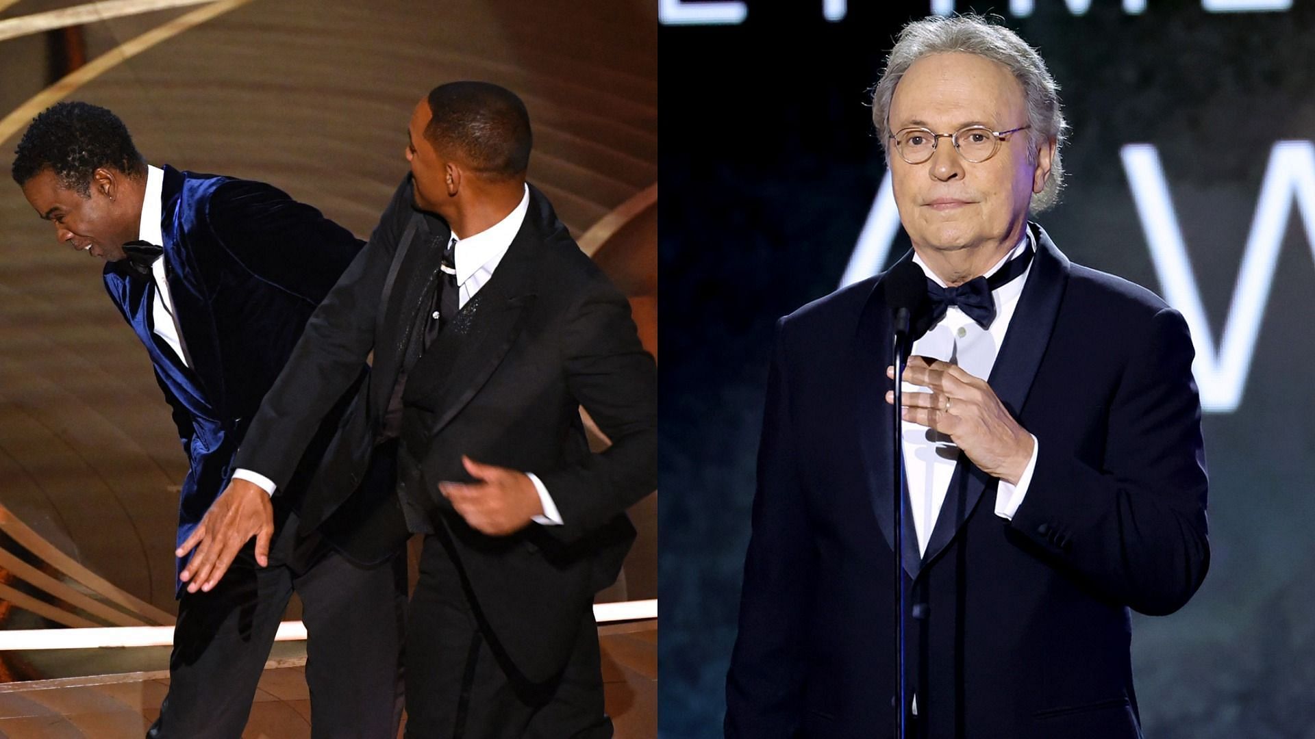 Billy Crystal thought Chris Rock&#039;s joke about Jada Pinkett Smith&#039;s shaved head was &quot;misplaced.&quot; (Image via Getty Images/Amy Sussman/Robyn Beck)