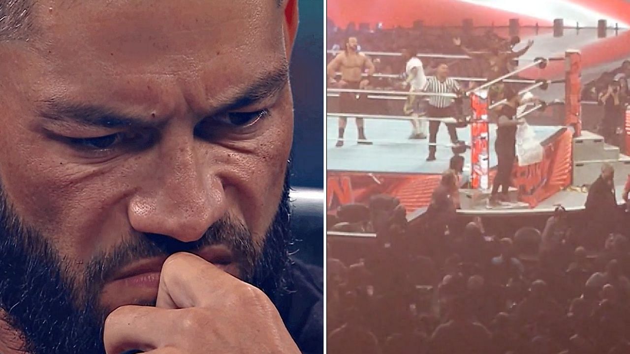 Roman Reigns did not like this fan sign after RAW