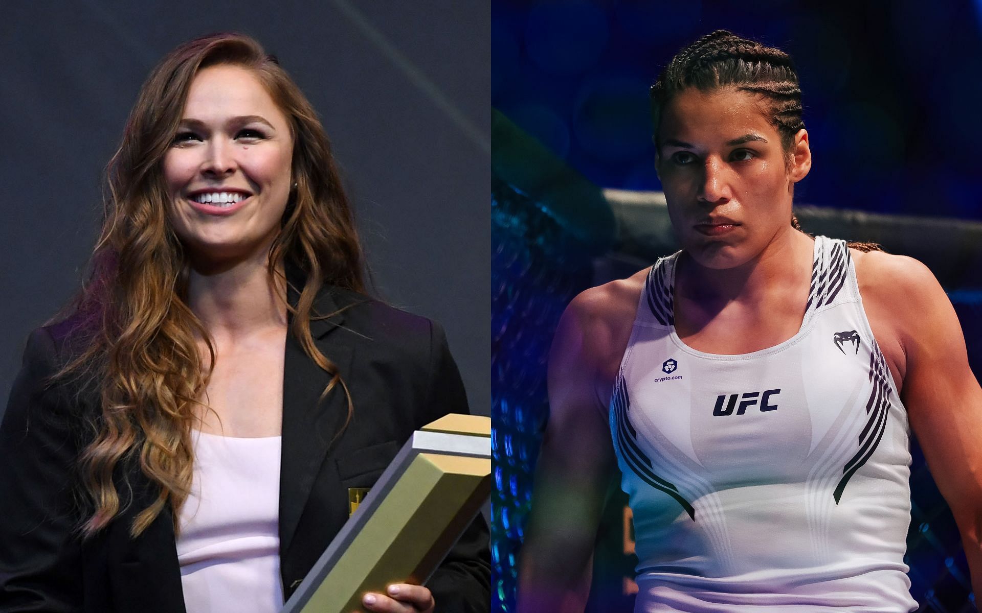 Ronda Rousey (left) and Julianna Pena (right) (Images via Getty)