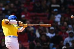 ICYMI: Boston Red Sox outfielder hammers a homer into right-centerfield against the Minnesota Twins
