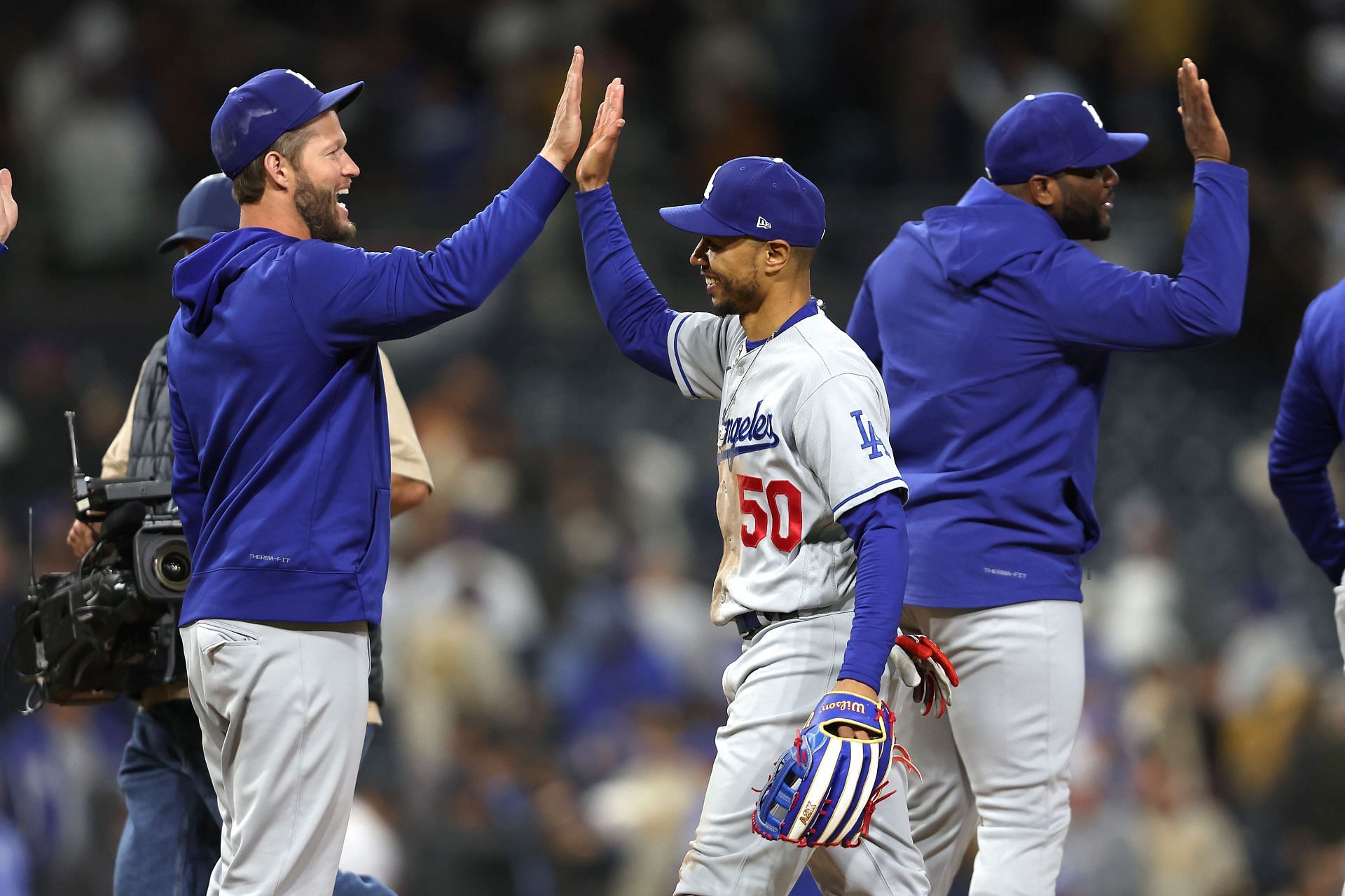 The Los Angeles Dodgers are off to a 10-3 start, the best winning percentage in all of baseball. 