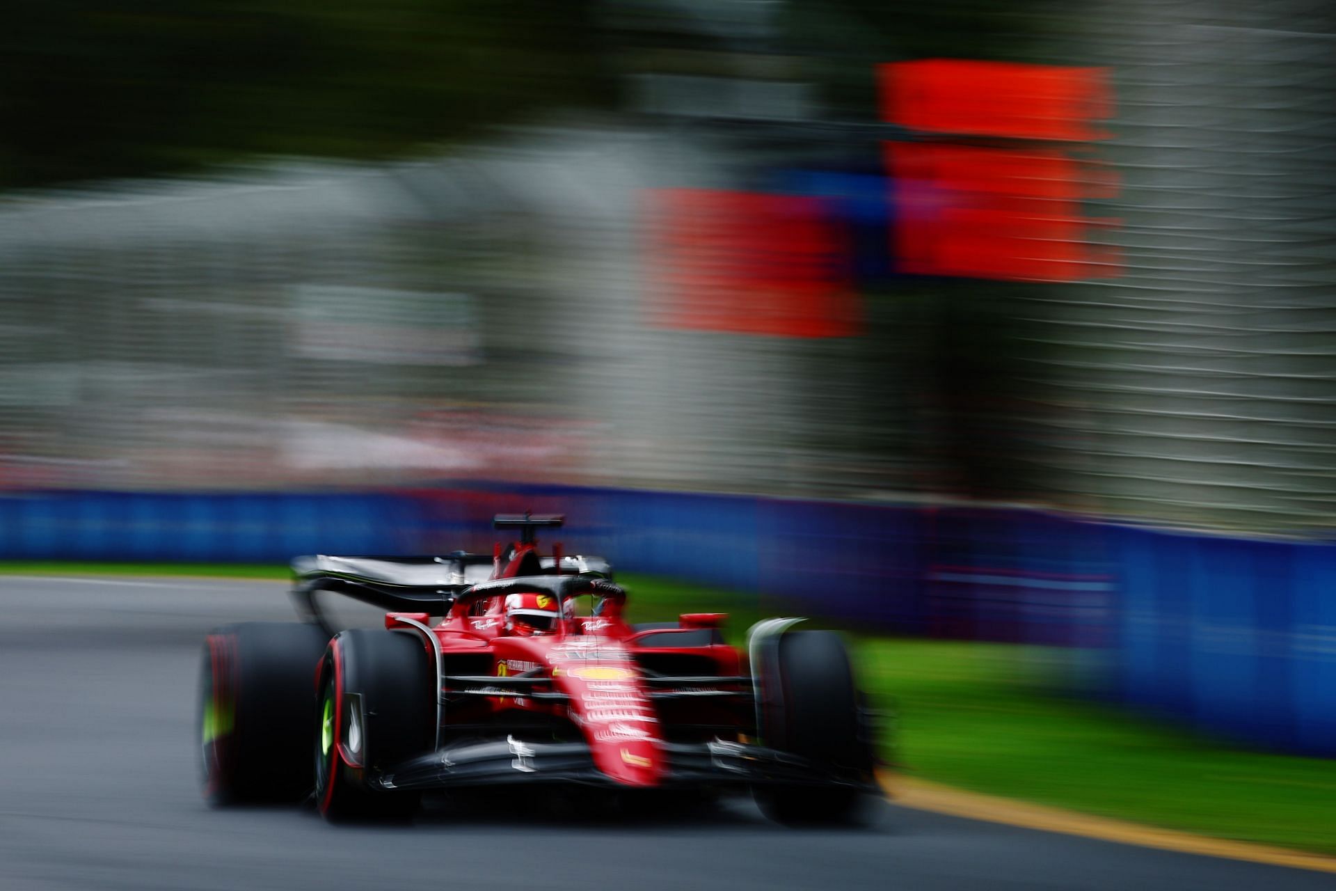 Charles Leclerc claimed his second pole position of the season at the 2022 F1 Australian GP (Photo by Mark Thompson/Getty Images)
