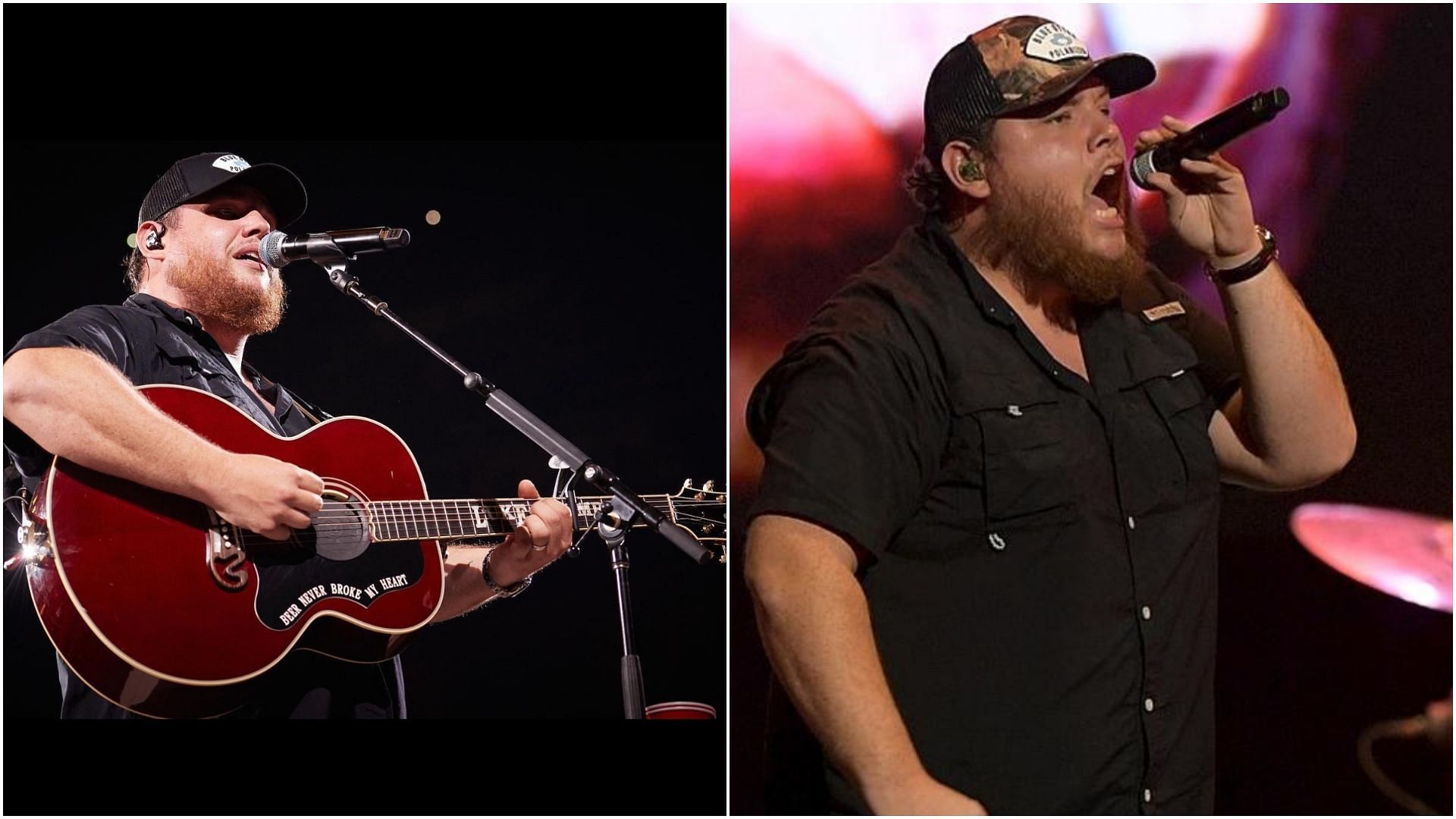 Luke Combs has announced his Middle of Somewhere Tour. (Images via Jason Kempin / Getty and Instagram / @lukecombs )