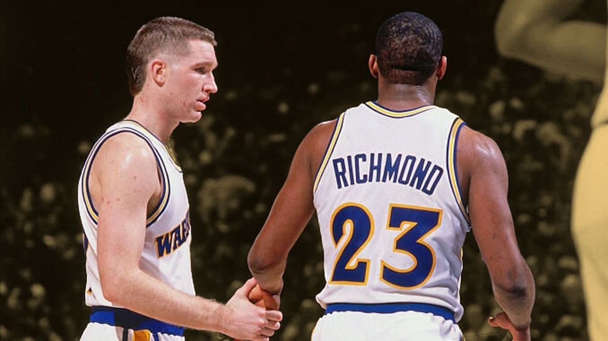 Chris Mullin and Mitch Richmond (Photo: Basketball Network)