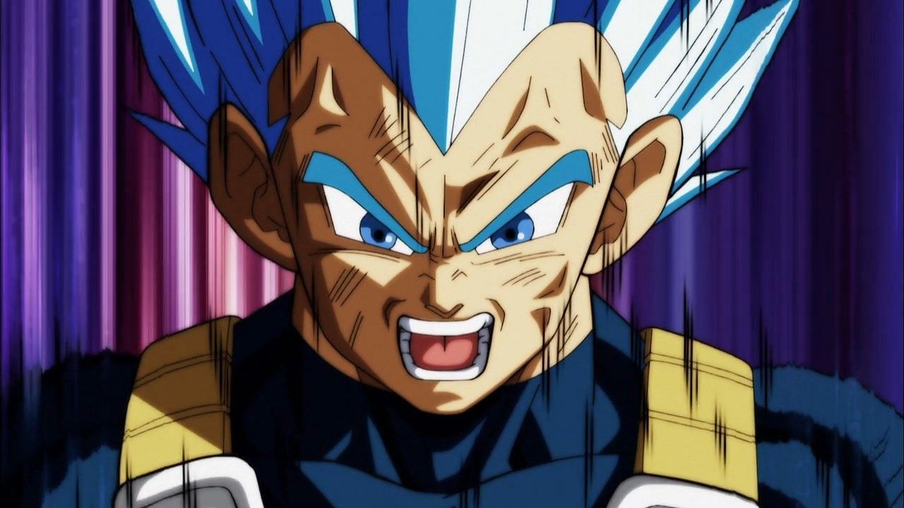 Vegeta as seen during the Super anime (Image via Toei Animation)