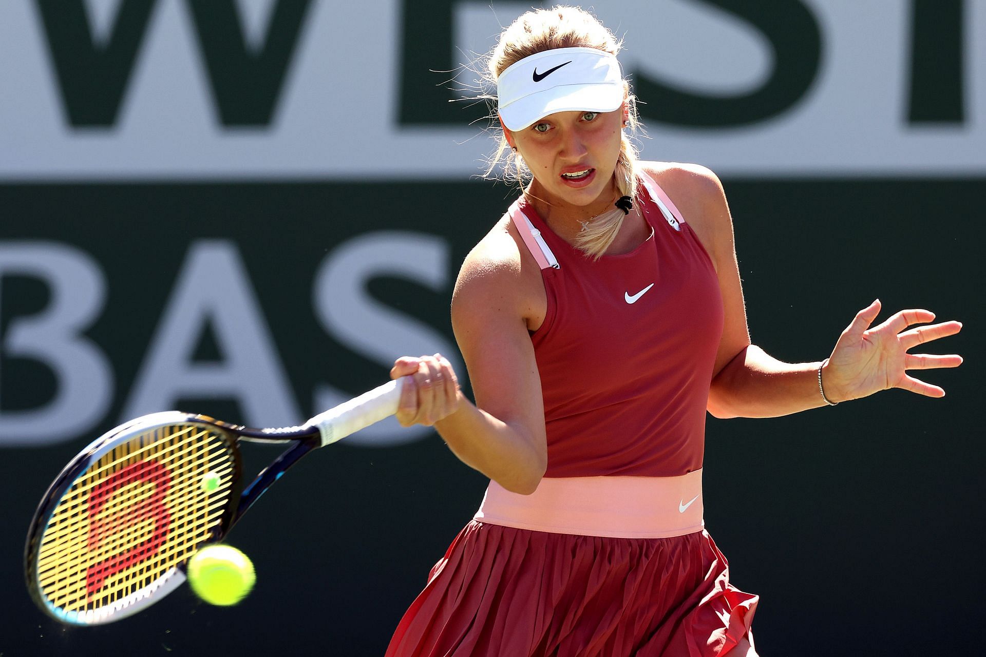 Anastasia Potapova at the 2022 Indian Wells Open.