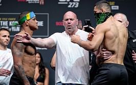 Dana White says Khamzat Chimaev vs. Gilbert Burns is outperforming UFC 273 headliners by "six to seven times"