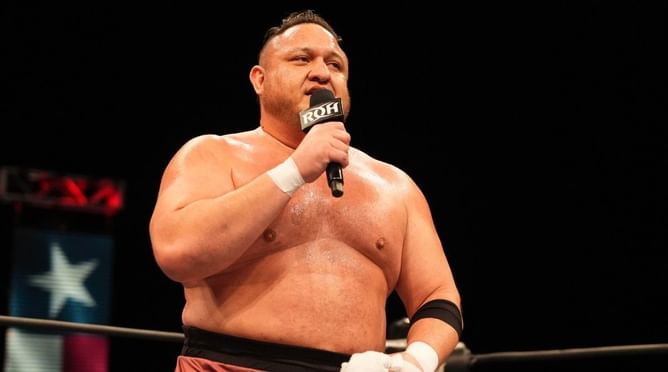 Samoa Joe wins first championship since leaving WWE; 7-foot-tall giant makes surprise debut