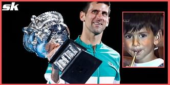 Watch: Video of 4-year-old Novak Djokovic eating ice cream after tennis practice surfaces online