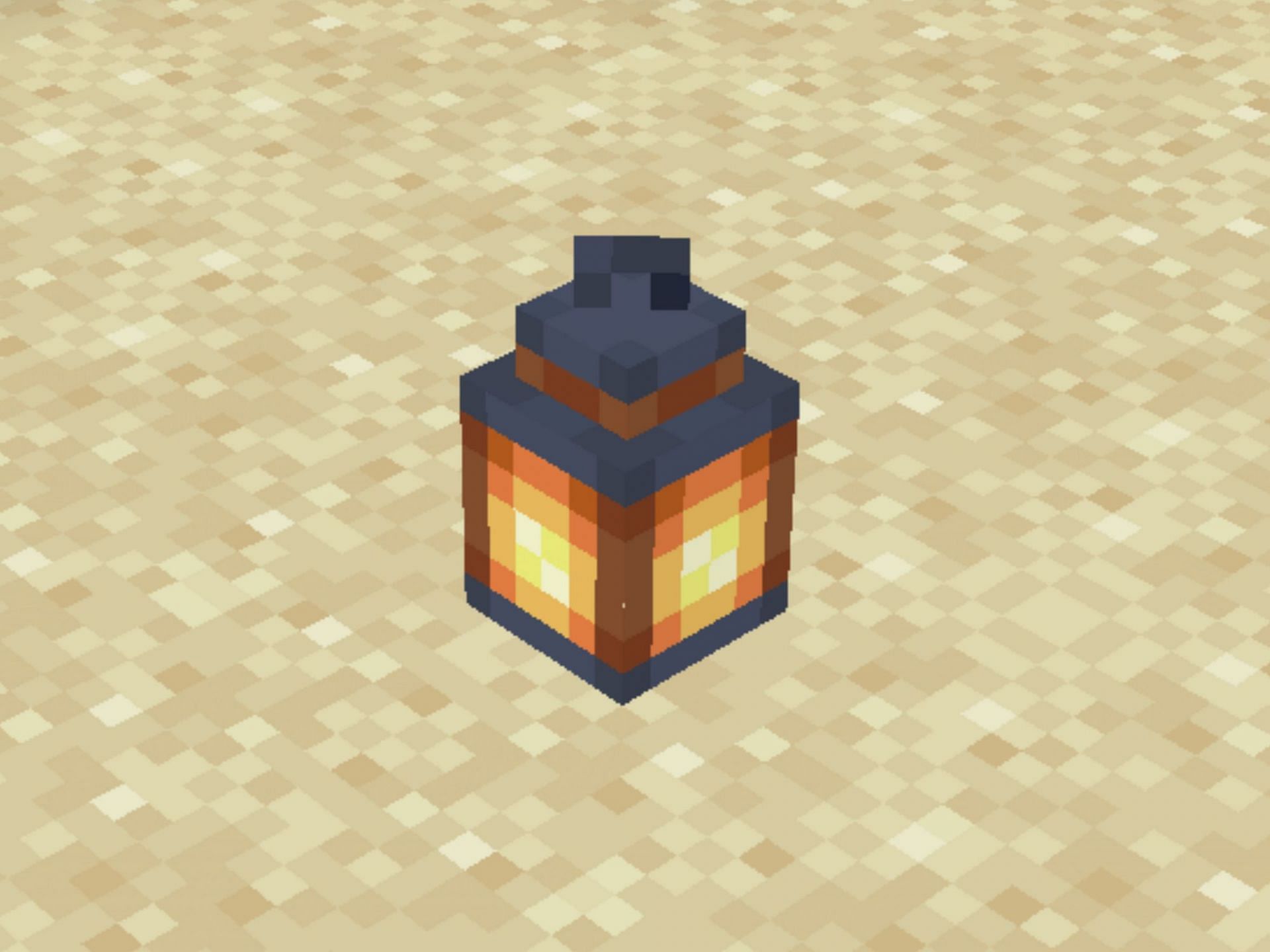 A lantern light source (Image via Mojang)