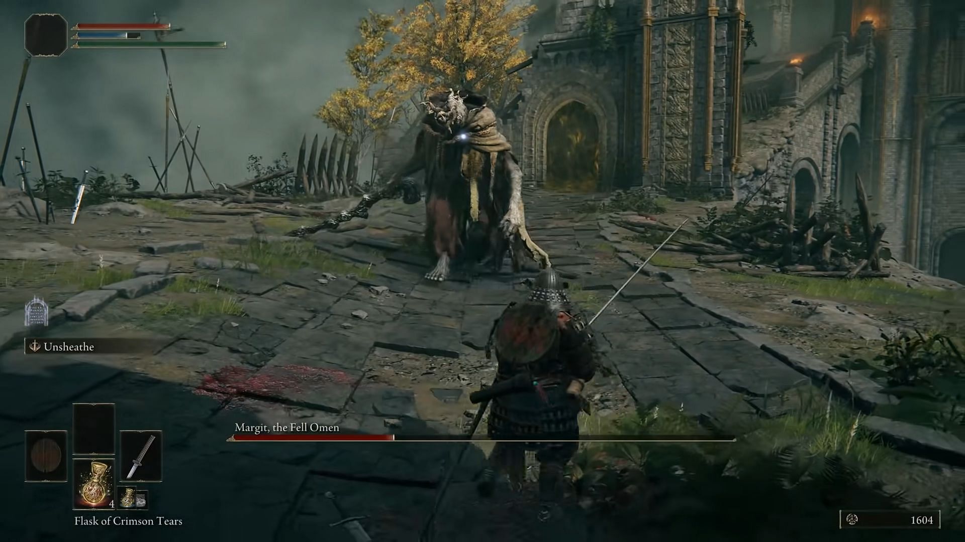 Margit&#039;s fight pretty much teaches players the basics of Elden Ring&#039;s bosses (Image via Esoterickk/Youtube)