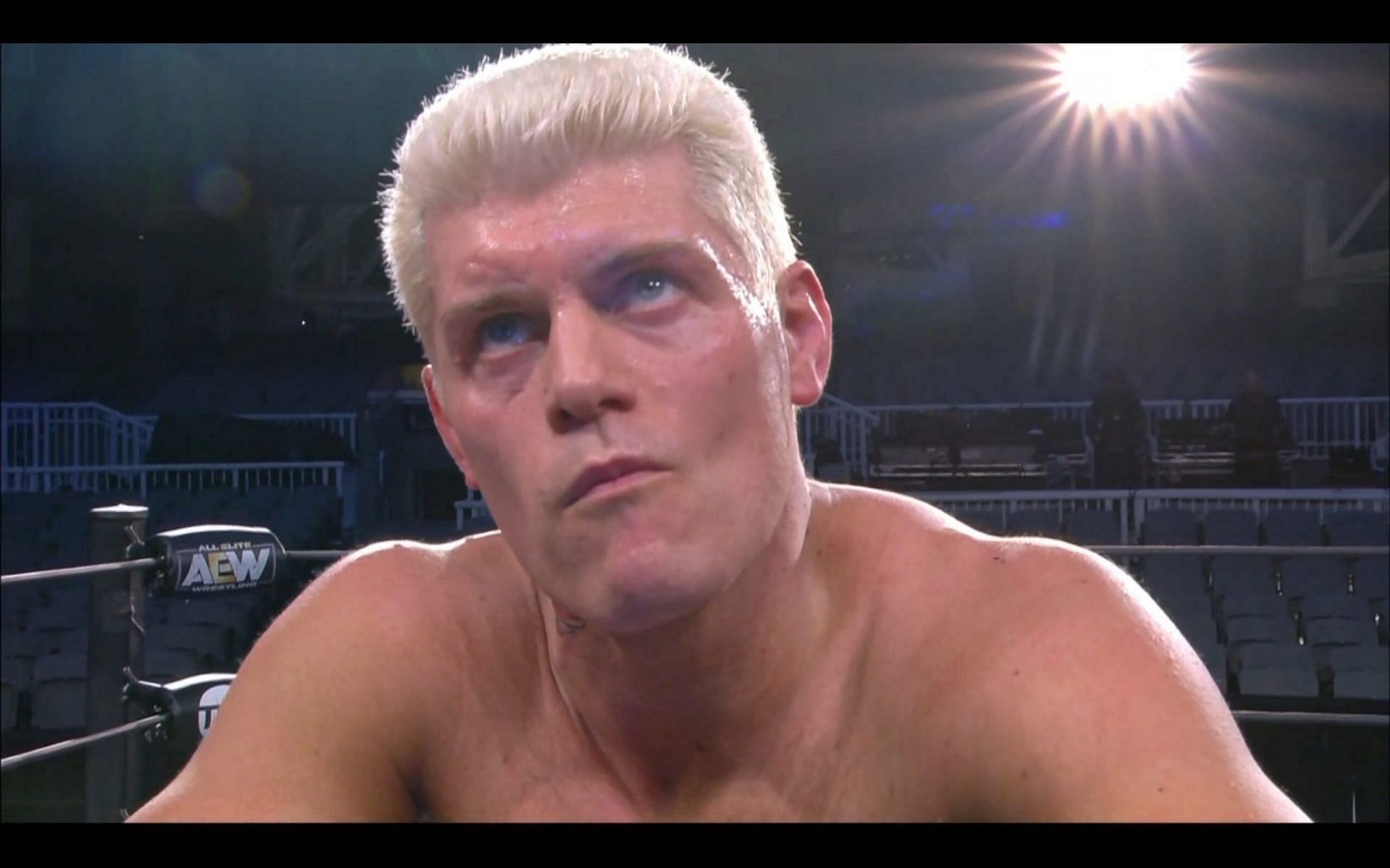 Rhodes experienced boos shortly before leaving AEW