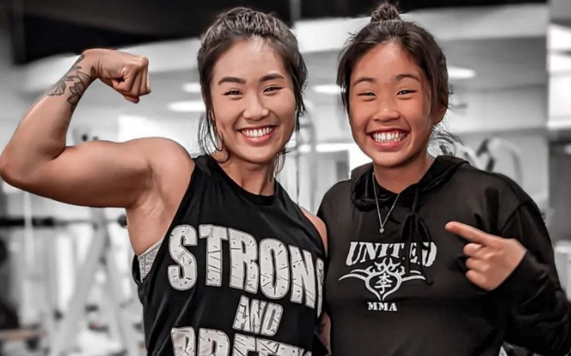 Angela Lee (left) &amp; Victoria Lee (right) (Image from @angelaleemma Instagram)