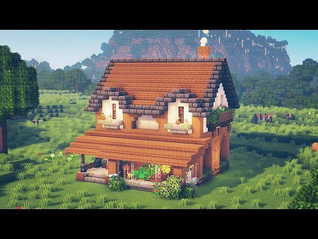 Cutest House Designs For Minecraft In 2022, Farm House Designs Minecraft