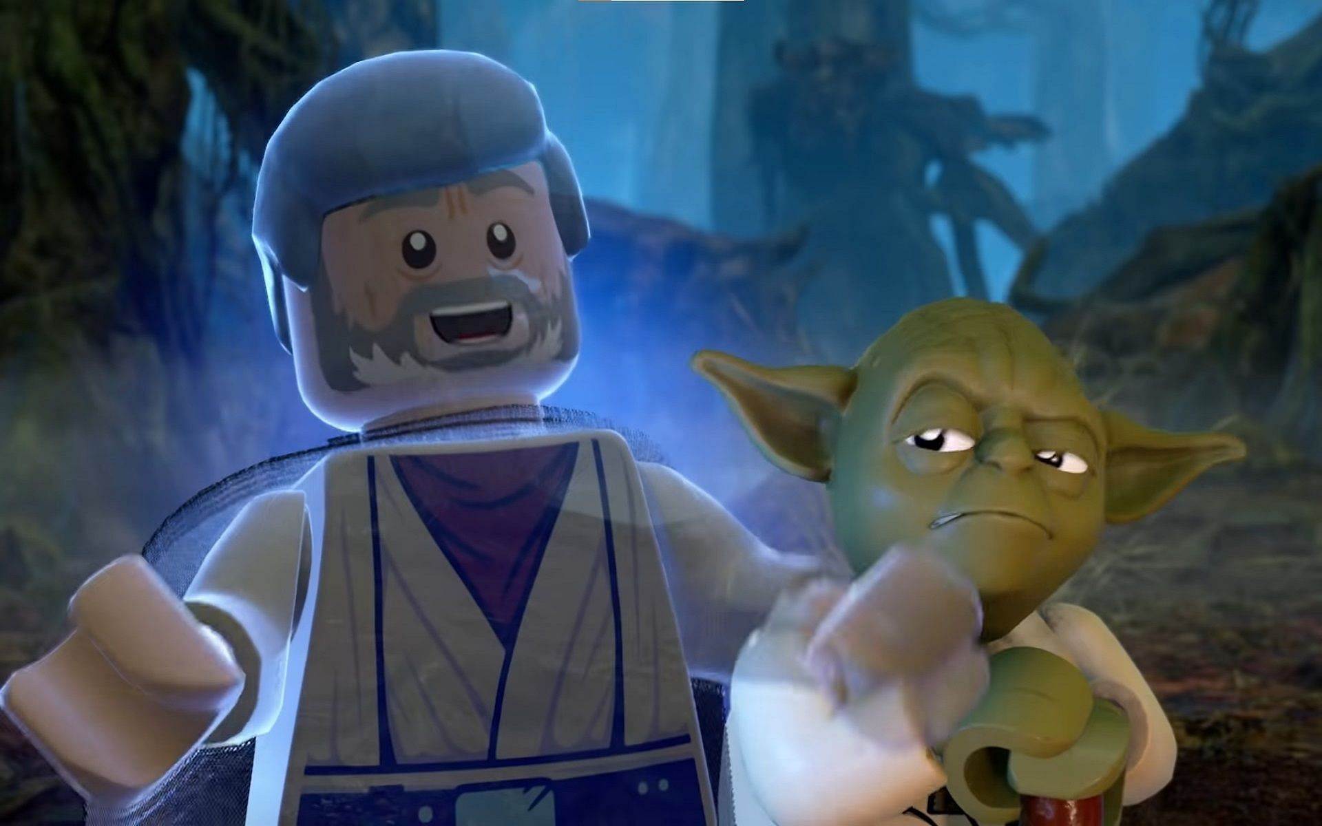 Acontece que você pode jogar como Grogu em LEGO Star Wars: A Saga Skywalker