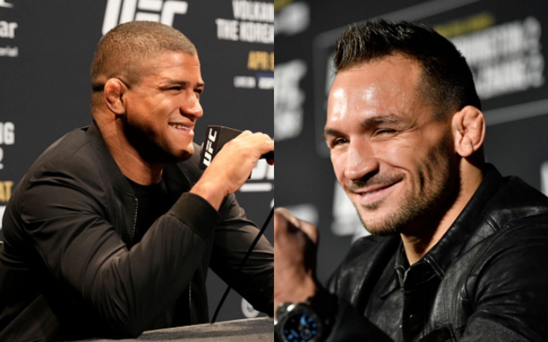 Gilbert Burns (left); Michael Chandler (right)