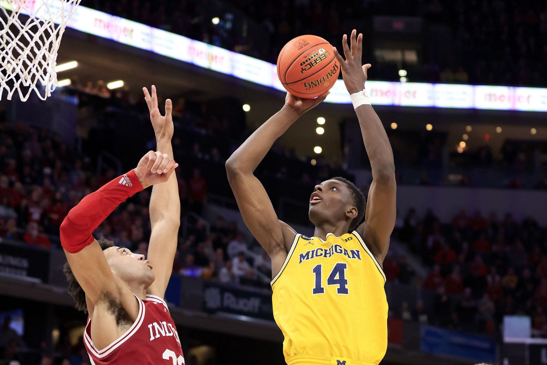 Moussa Diabate had a solid first season at Michigan but decided to enter the 2022 NBA Draft.