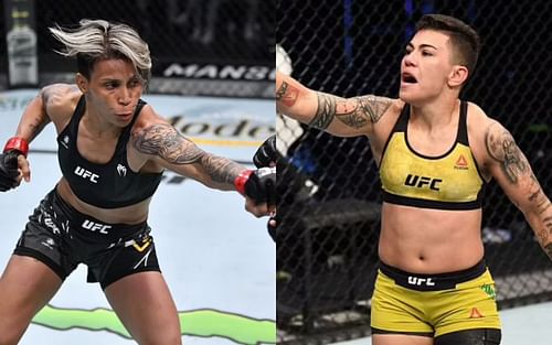 Amanda Lemos (left) and Jessica Andrade (right)