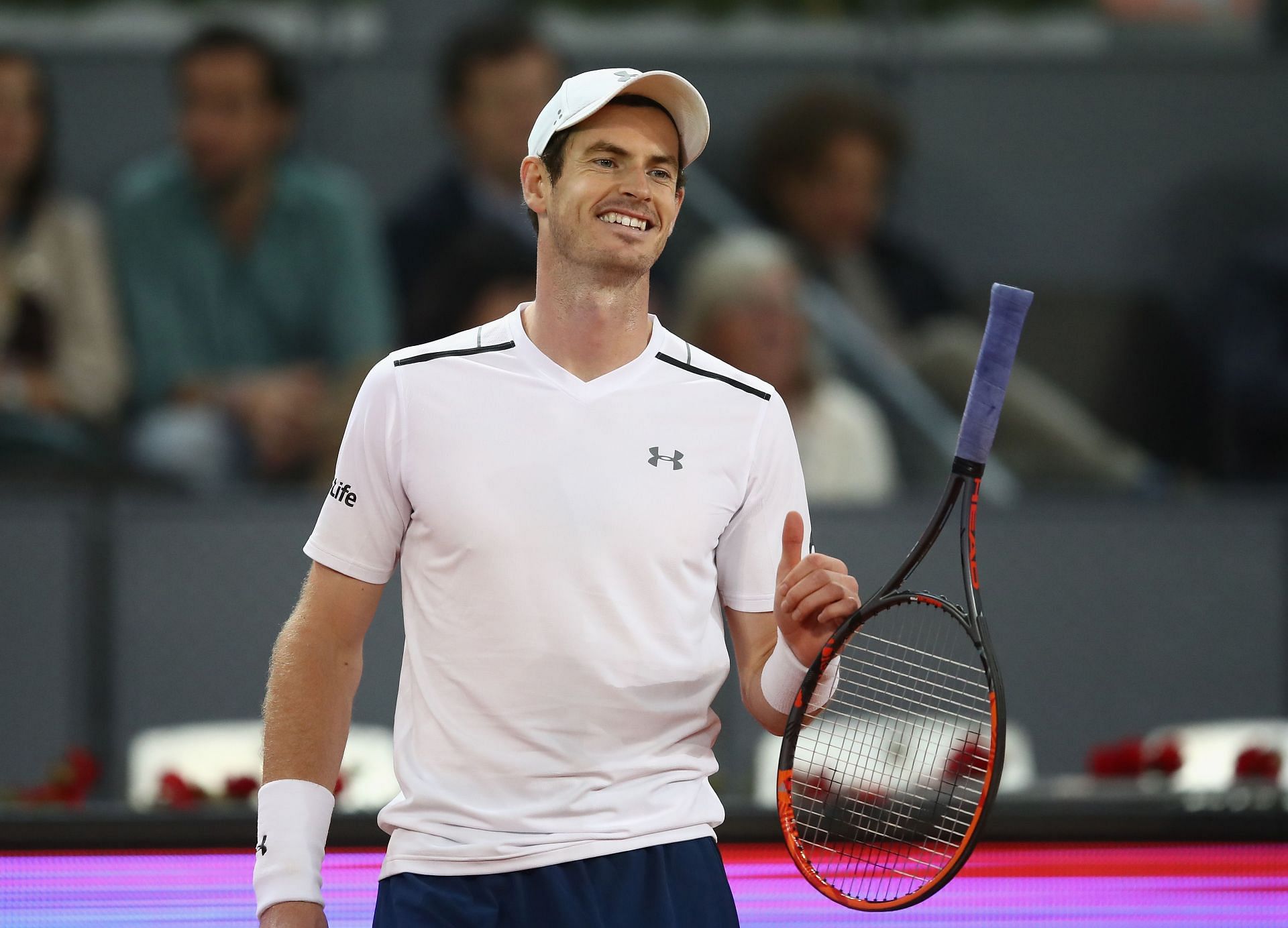 Andy Murray was a champion in Madrid in 2008 and 2015.