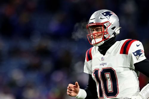 Mac Jones, in his rookie season as New England's quarterback