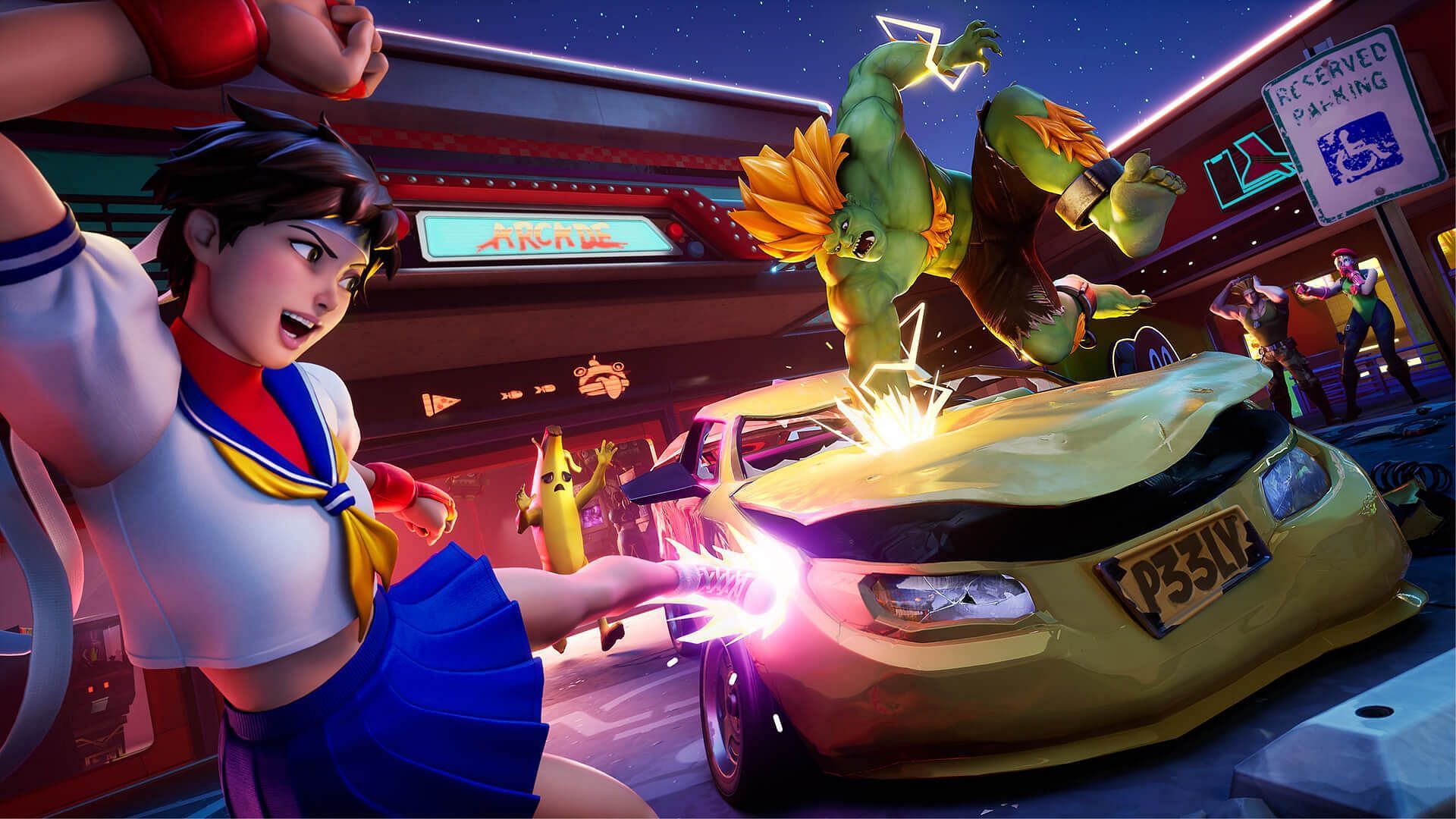 Sakura and Blanka are arriving instead (Image via Epic Games)