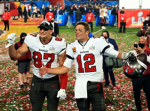 No. 87 and No. 12 at Super Bowl LV