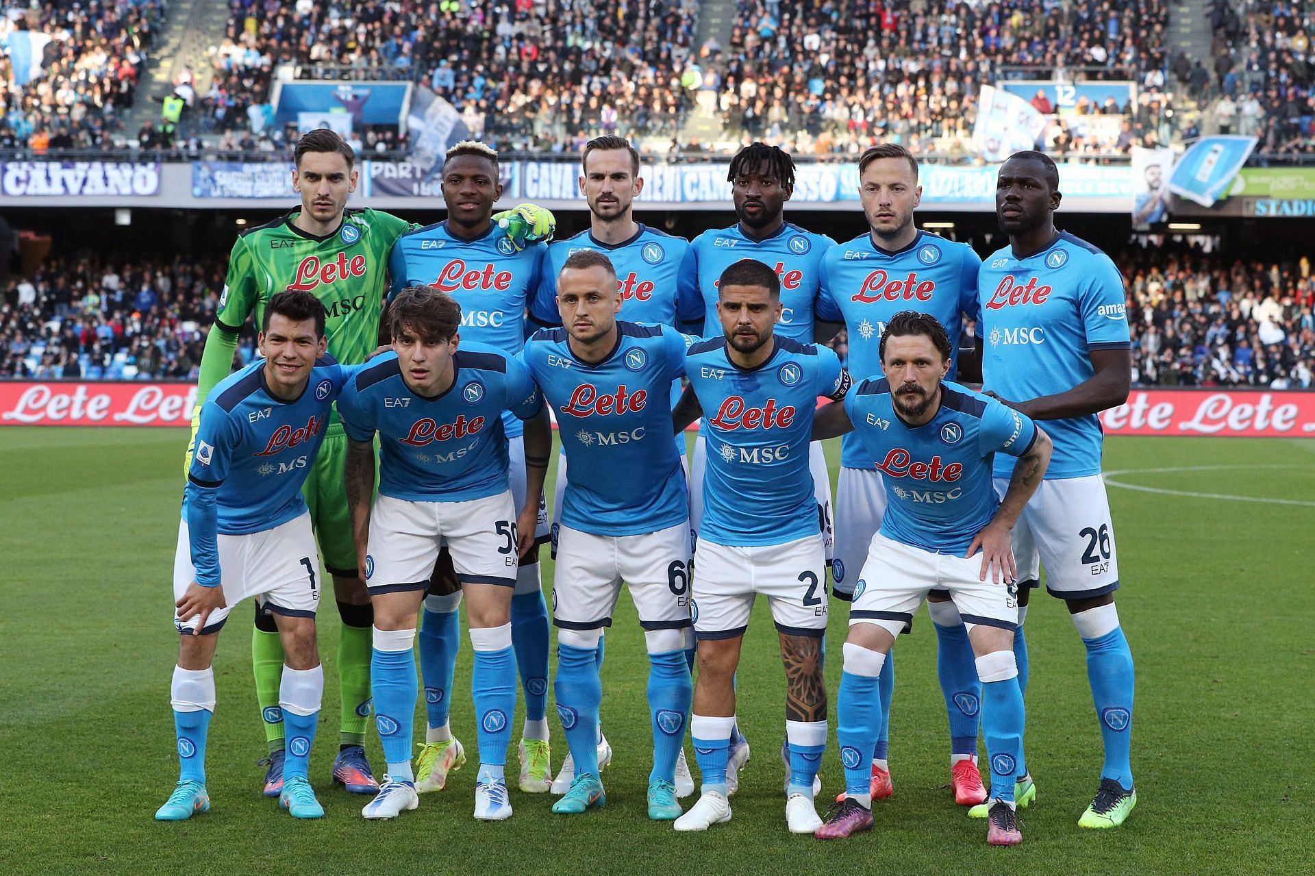 Napoli play Empoli on Sunday in Serie A