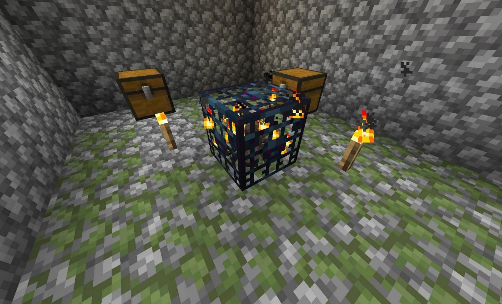 Monster spawner (Image via Minecraft Wiki)