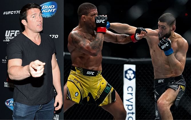 "You're taking away from Gilbert" - Chael Sonnen "greatly resists anybody" faulting Khamzat Chimaev's performance against Gilbert Burns