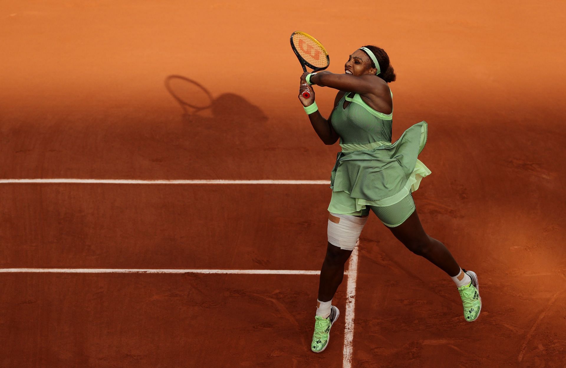 Serena Williams at the 2021 French Open - Day Eight