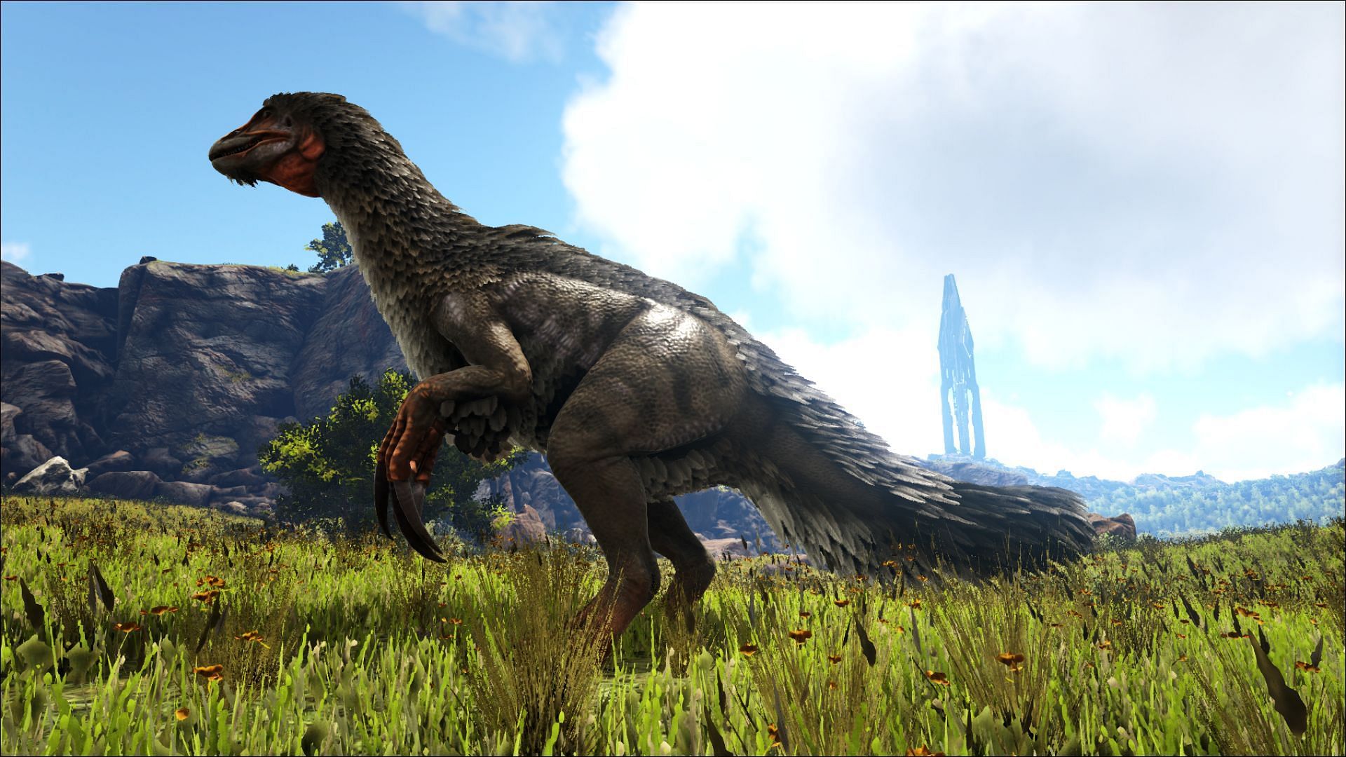 Wild Therizinosaur in ARK: Lost Island (Image via Sportskeeda)