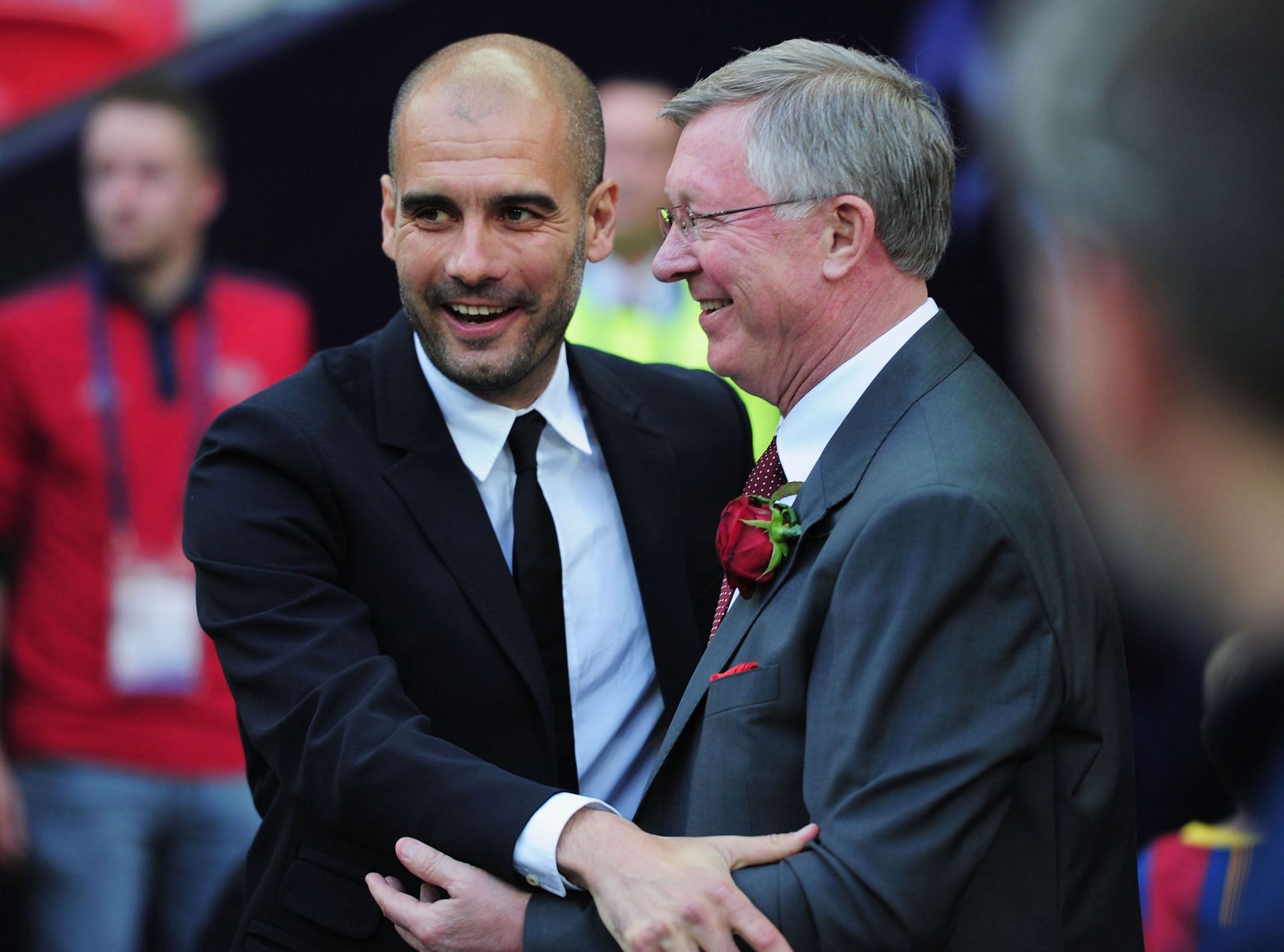 Both Pep Guardiola and Sir Alex Ferguson are world-class managers