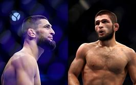 Khamzat Chimaev has 50+ more significant strikes landed than Khabib Nurmagomedov in first 5 UFC fights