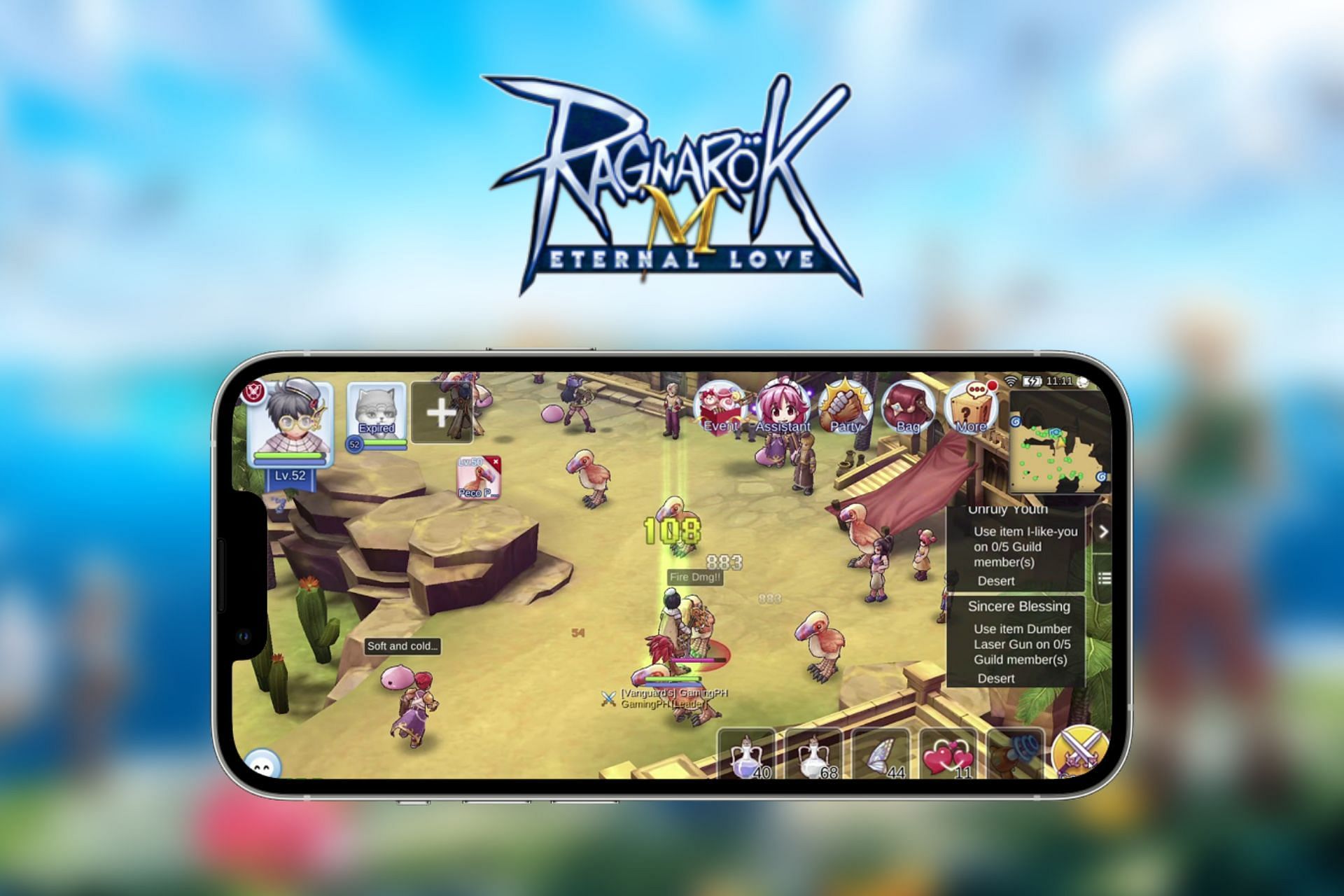 Ragnarok Mobile remains a popular MMORPG (Image via Sportskeeda)