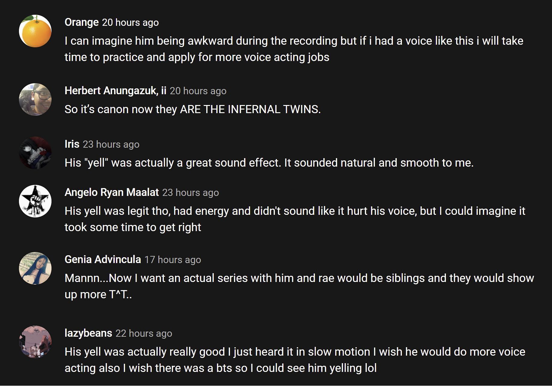 Fans being supportive of the content creator (Image via Shrimpkkuno/YouTube)