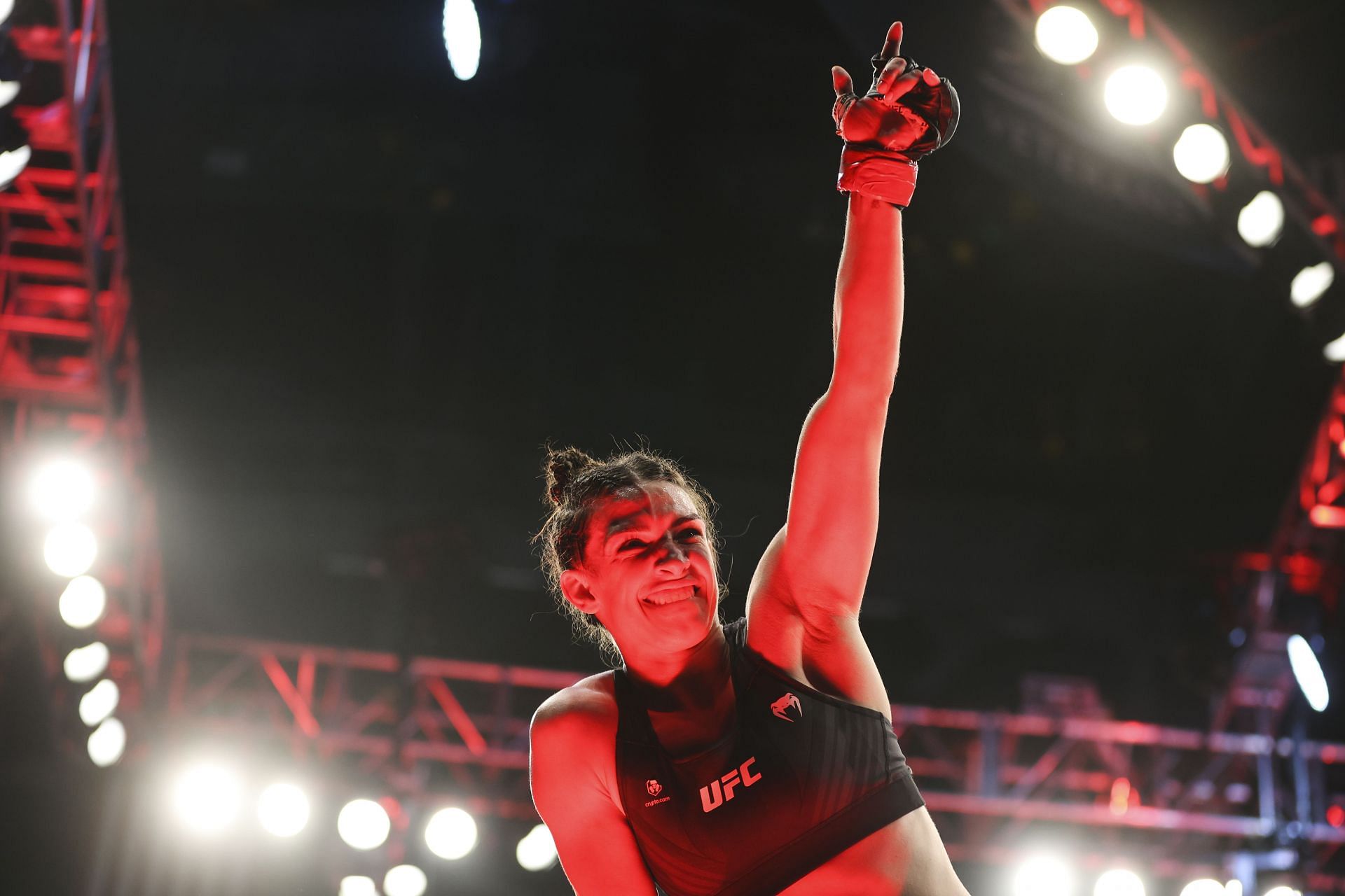 UFC 273: Mackenzie Dern after defeating Tecia Torres