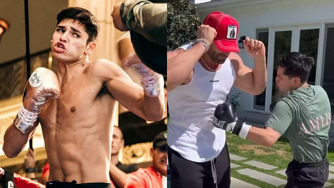 Watch: YouTuber Bradley Martyn does the body shot challenge with Ryan Garcia without a chest protector