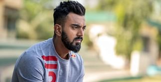 "Pretending I know how to play" - LSG captain KL Rahul poses with a cue stick at a pool table