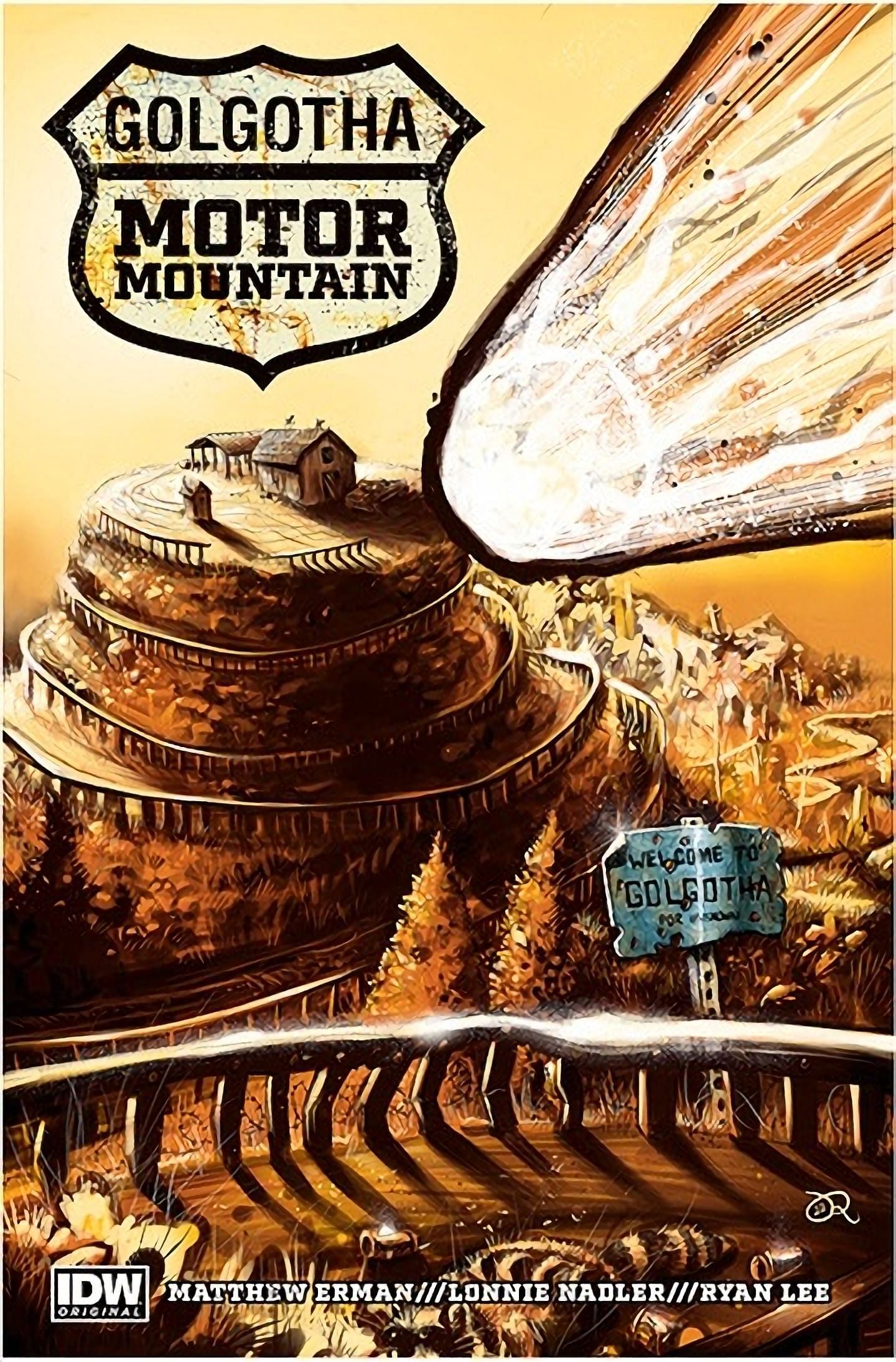 Golgotha Motor Mountain&#039;s comic cover (Image via IDW Publishing)