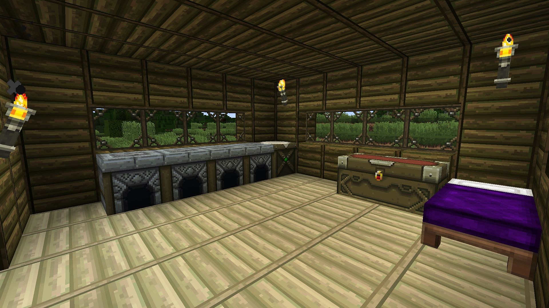 A day one survival house in Gerudoku (Image via Minecraft)